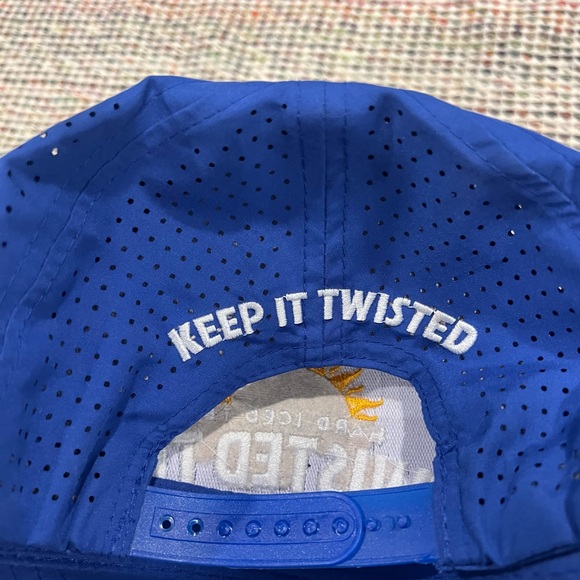 Twisted Tea Hard Ice Tea Royal Blue Rope Band Snapband Hat Keep It Twisted - Picture 6 of 9